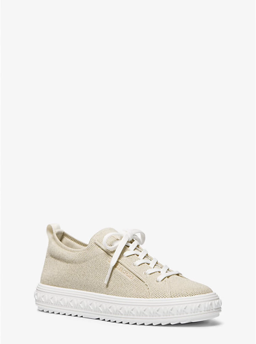 Michael Kors Women's Grove Metallic Knit Espadrille Shoes