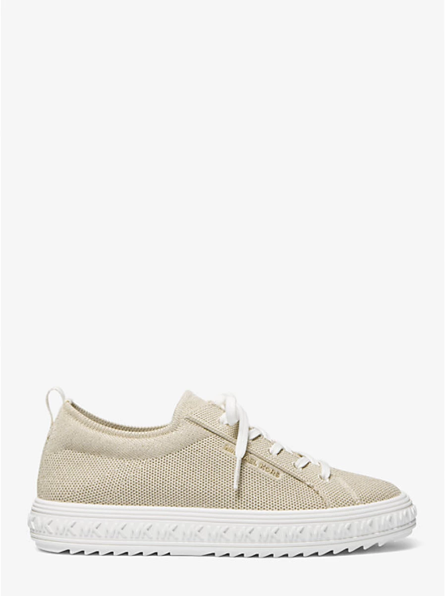 Michael Kors Women's Grove Metallic Knit Espadrille Shoes