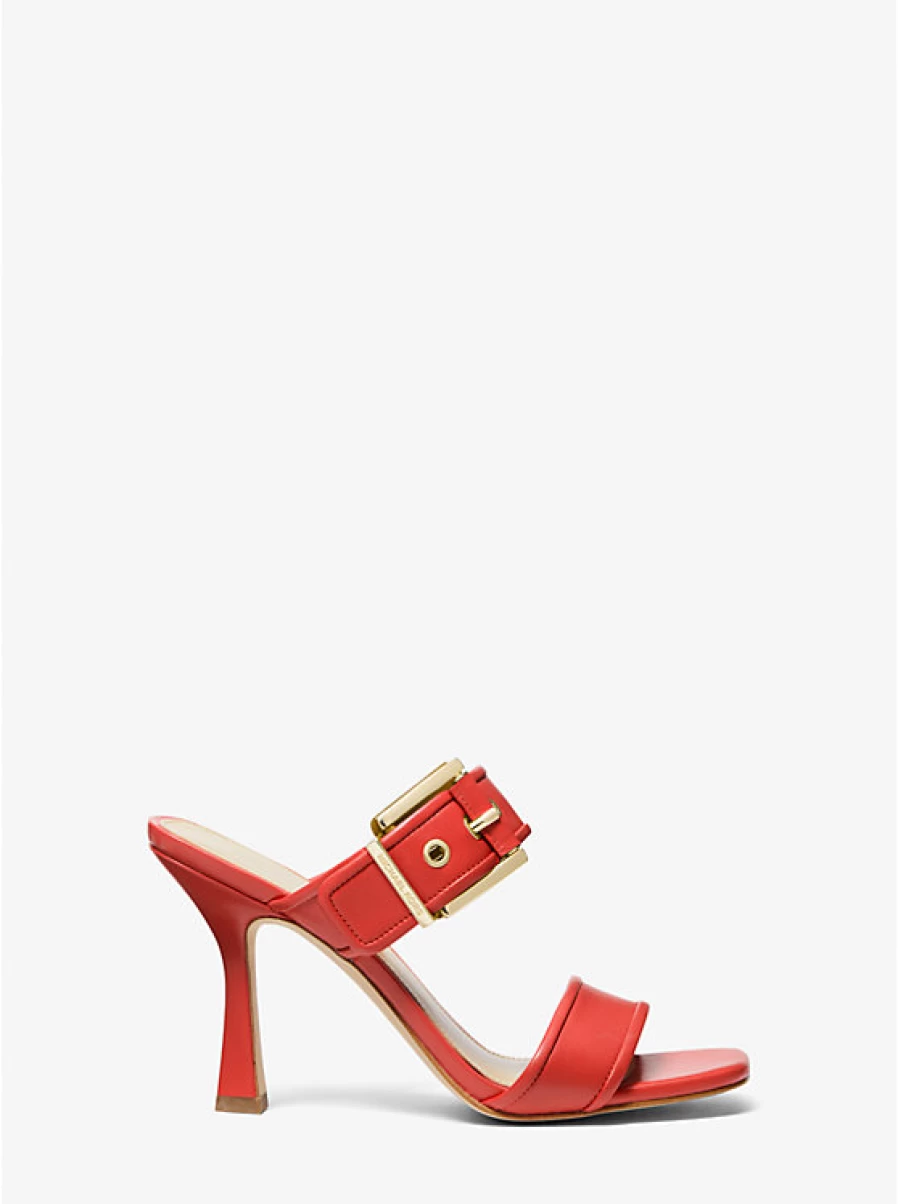 Michael Kors Women's Colby Leather Sandals – Stylish & Comfortable Footwear
