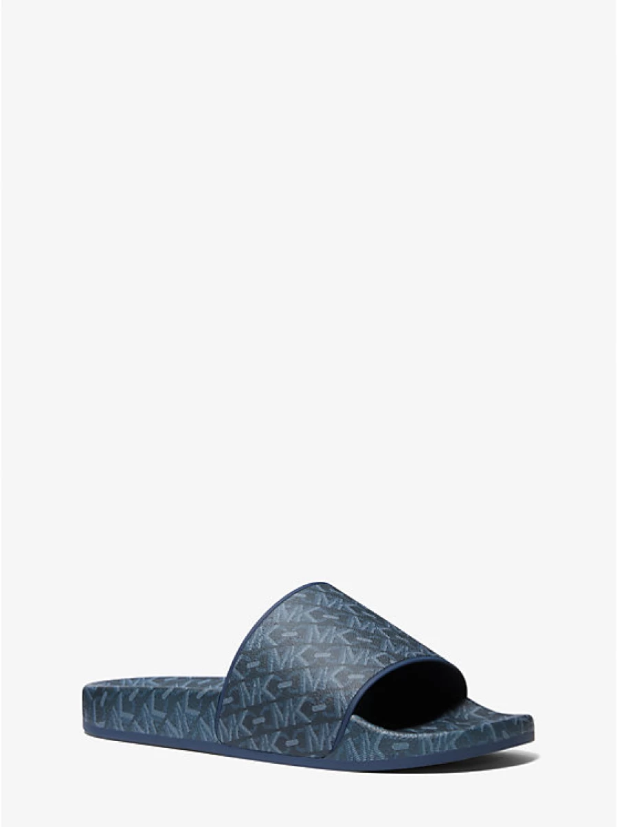 Michael Kors Men's Empire Signature Logo Slide Sandals