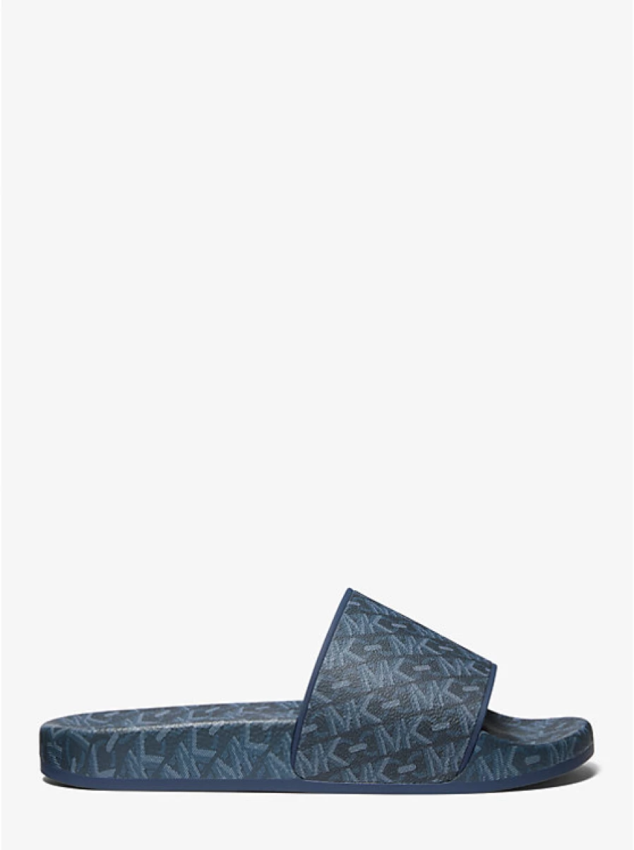 Michael Kors Men's Empire Signature Logo Slide Sandals