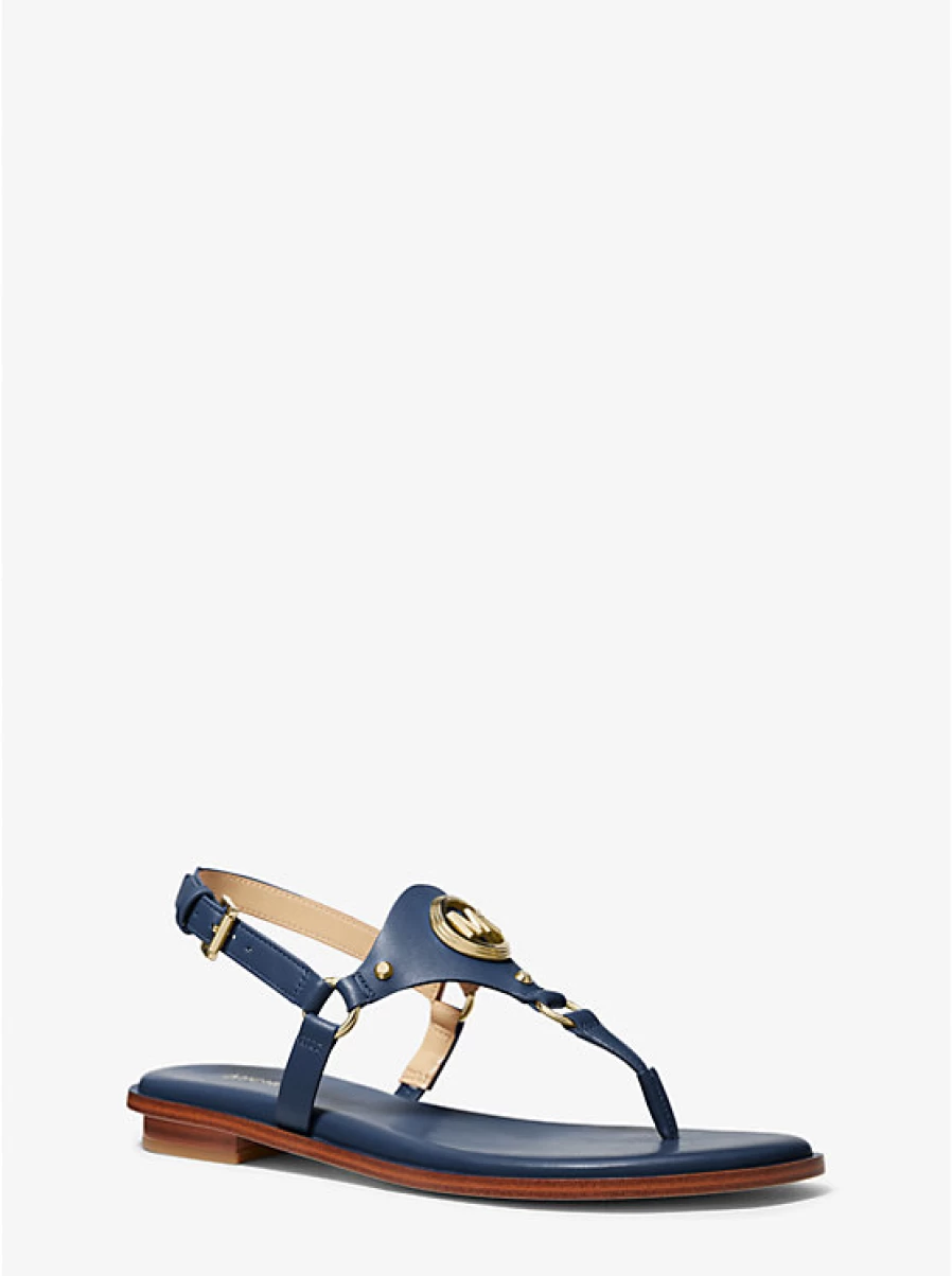 Michael Kors Women's Casey Leather Sandals – Stylish & Comfortable Footwear