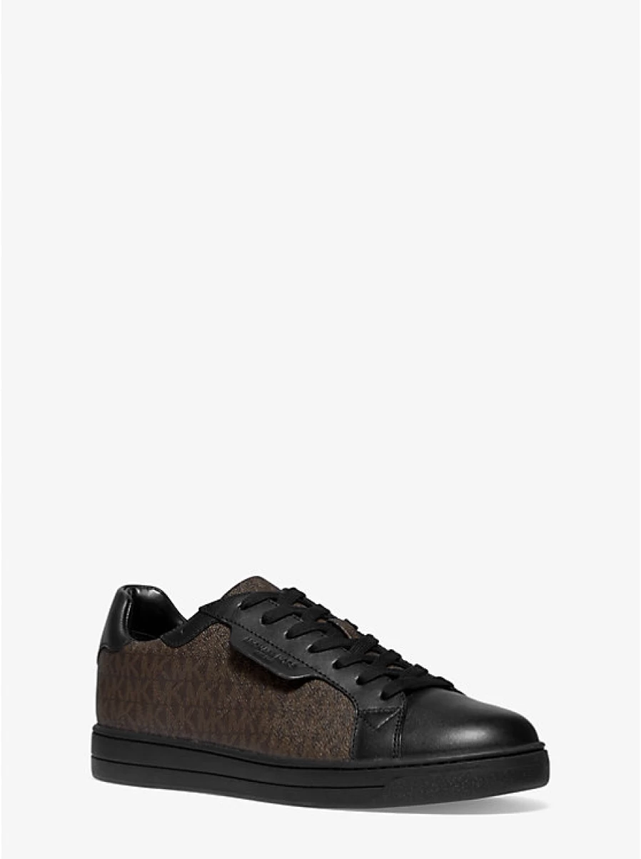 Michael Kors Men's Leather Logo Embossed Espadrilles