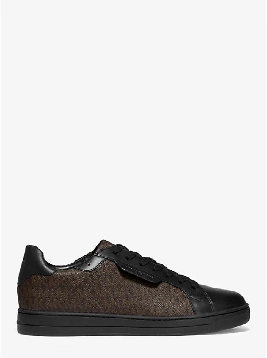 Michael Kors Men's Leather Logo Embossed Espadrilles