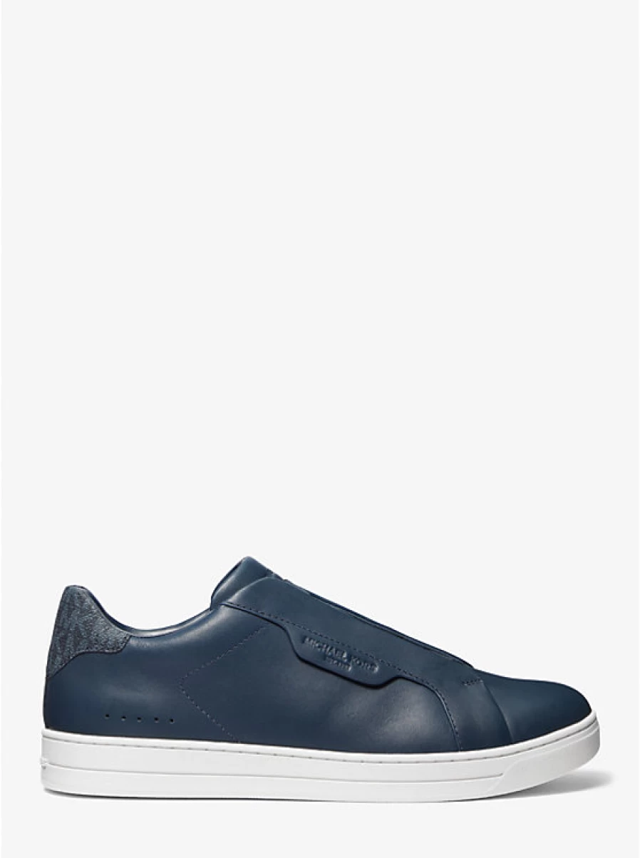 Michael Kors Men's Keating Leather Slip-On Sneakers – Premium Comfort & Style