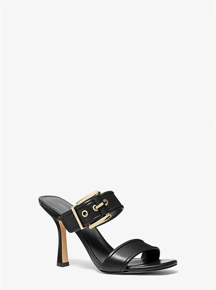 Michael Kors Women's Colby Leather Sandals – Stylish & Comfortable Footwear