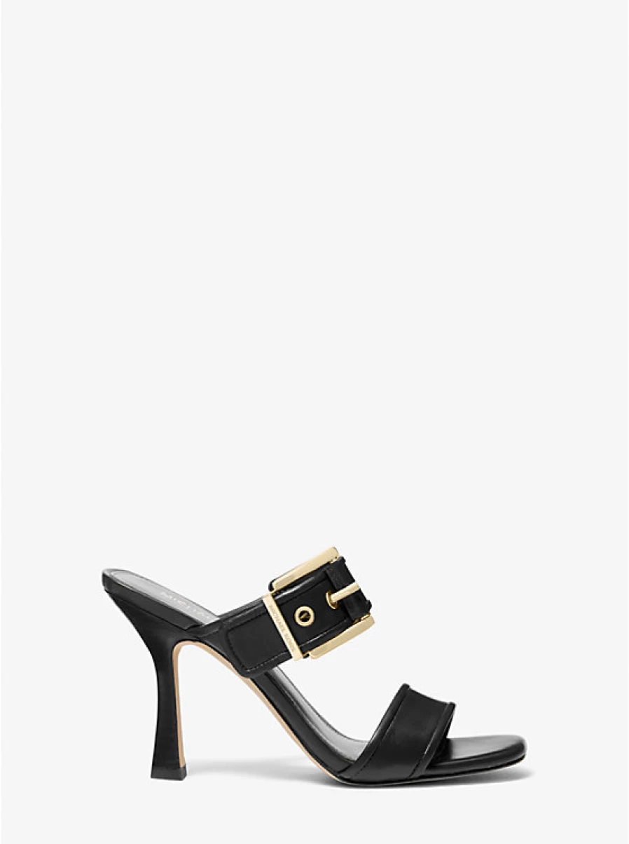Michael Kors Women's Colby Leather Sandals – Stylish & Comfortable Footwear