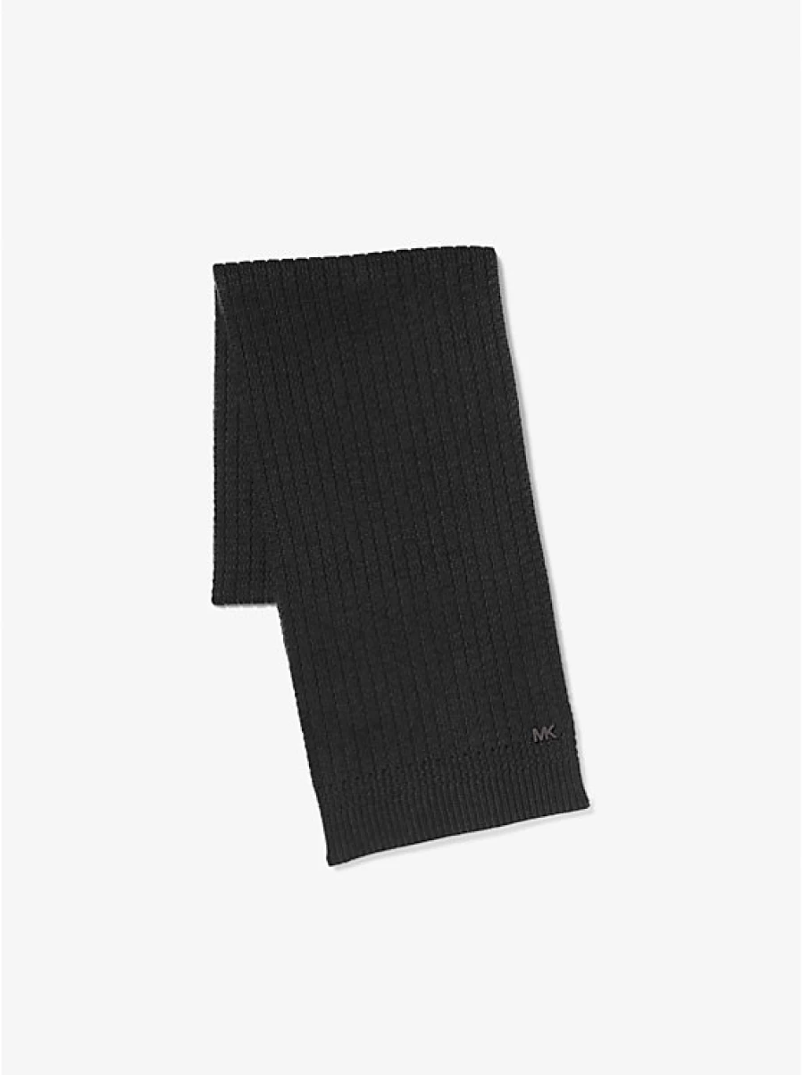 Michael Kors Men's Textured Knit Scarf - Premium Winter Accessory for Men