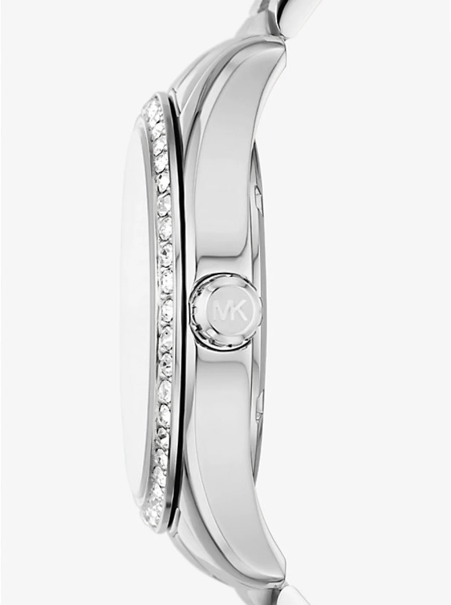 Michael Kors Lexington Women's Watch and Bracelet Set with Paving Stone Accents