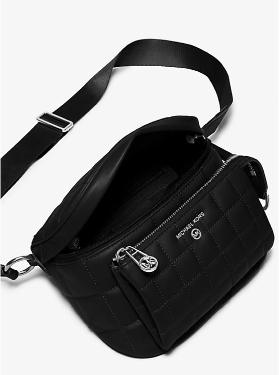 Michael Kors Women's Quilted Leather Slater Suspender Bag - Medium Size