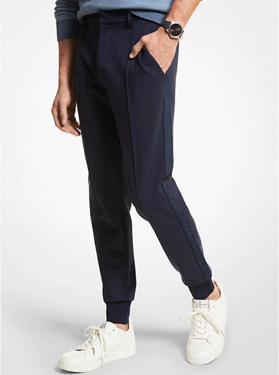 Michael Kors Men's Stretch Knit Jogger Pants - Comfortable & Stylish Casual Trousers