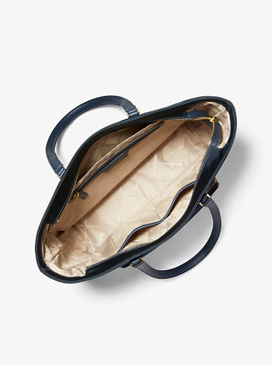 Michael Kors Women's Cara Large Nylon Tote Bag – Stylish & Spacious Handbag for Everyday Use