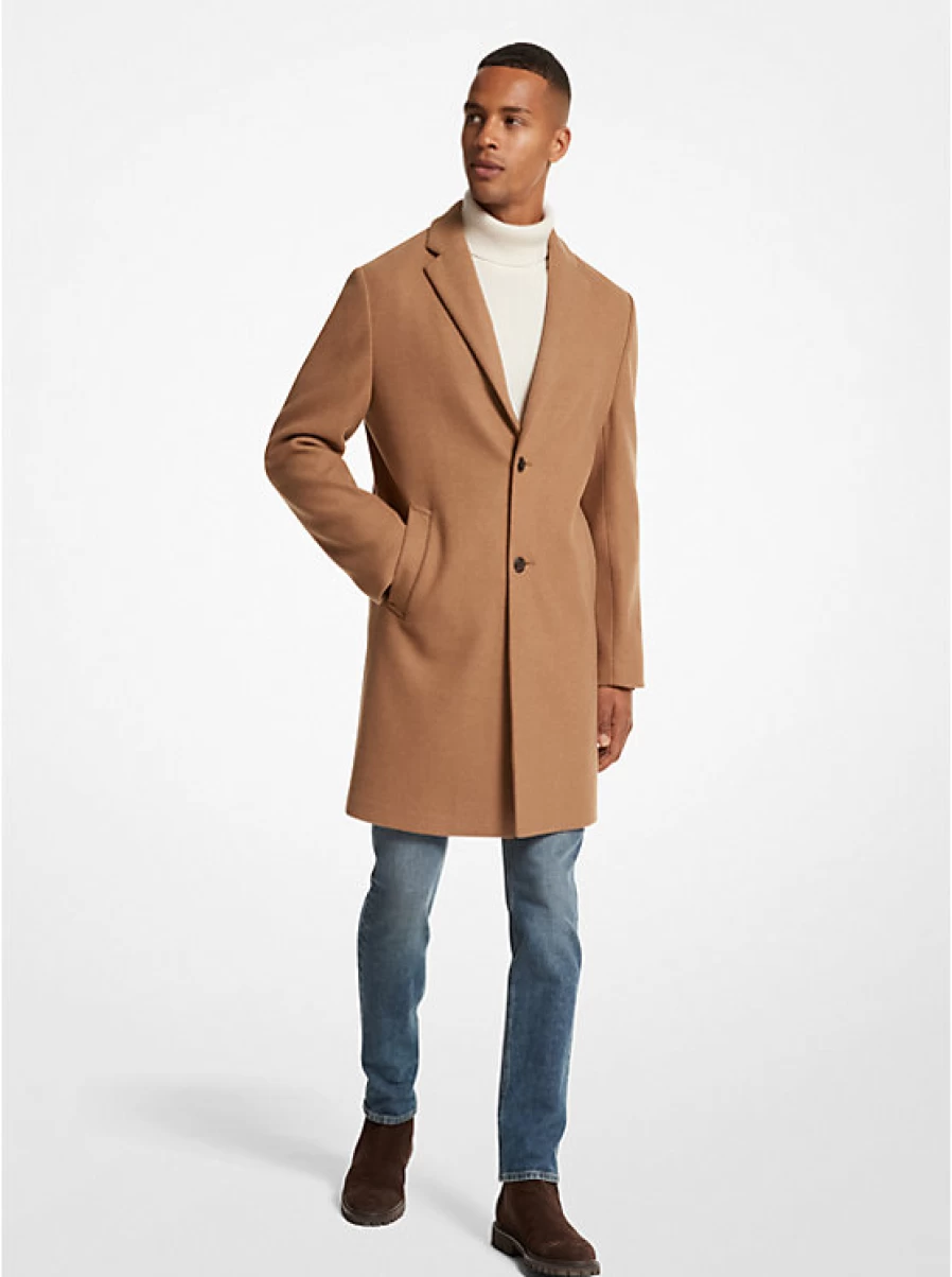 Michael Kors Men's Kensington Woven Coat – Classic Style & Comfort
