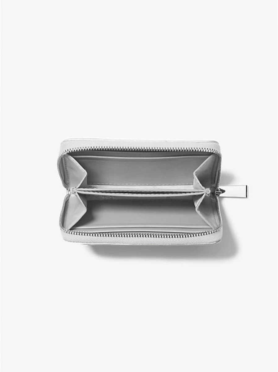Michael Kors Women's Small Quilted Leather Wallet with Metallic Accents