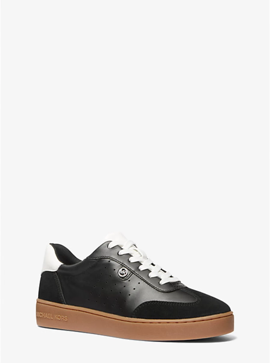 Michael Kors Women's Scotty Leather Espadrille Flats - Stylish & Comfortable Slip-On Shoes