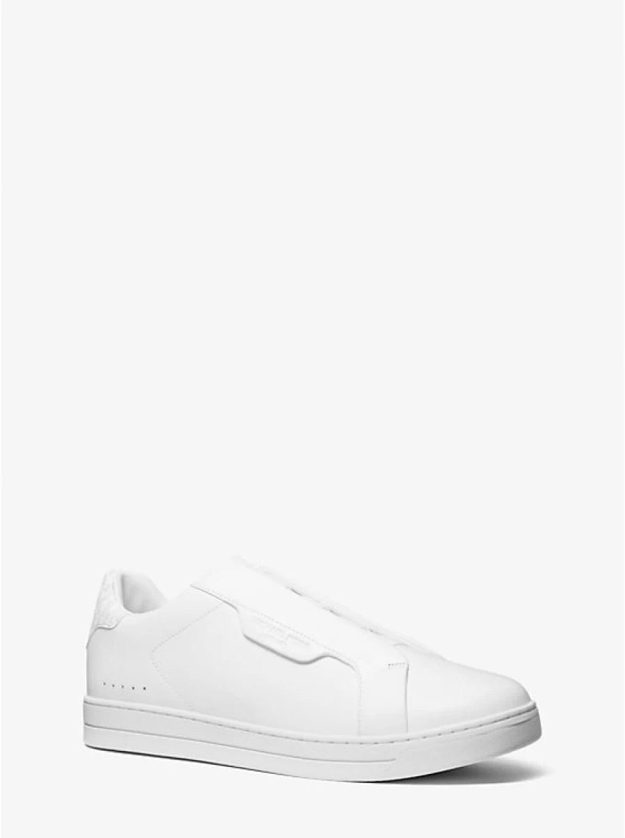 Michael Kors Men's Keating Leather Slip-On Sneakers – Premium Comfort & Style