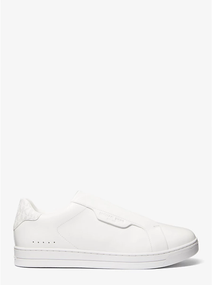 Michael Kors Men's Keating Leather Slip-On Sneakers – Premium Comfort & Style