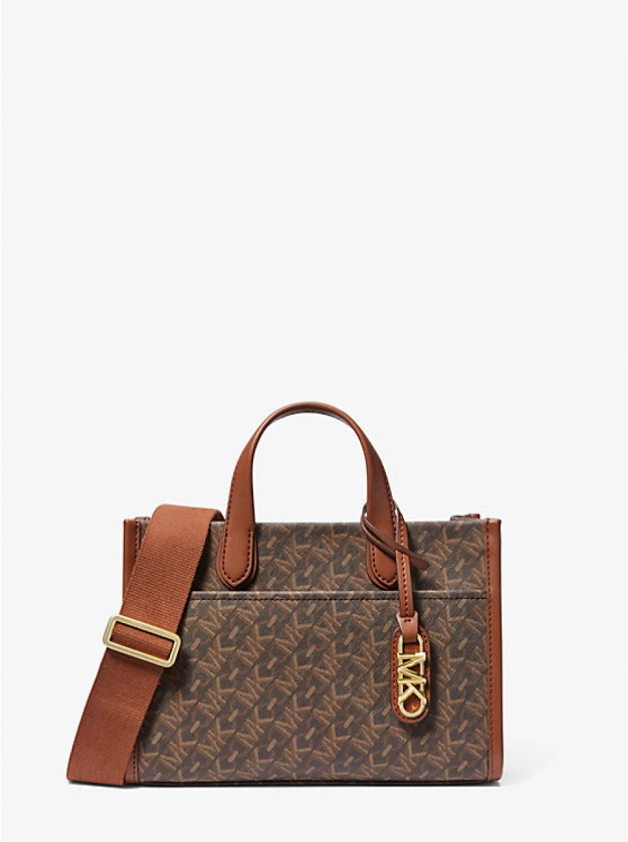 Michael Kors Women's Gigi Small Medium Crossbody Bag with Signature Logo, Empire Collection