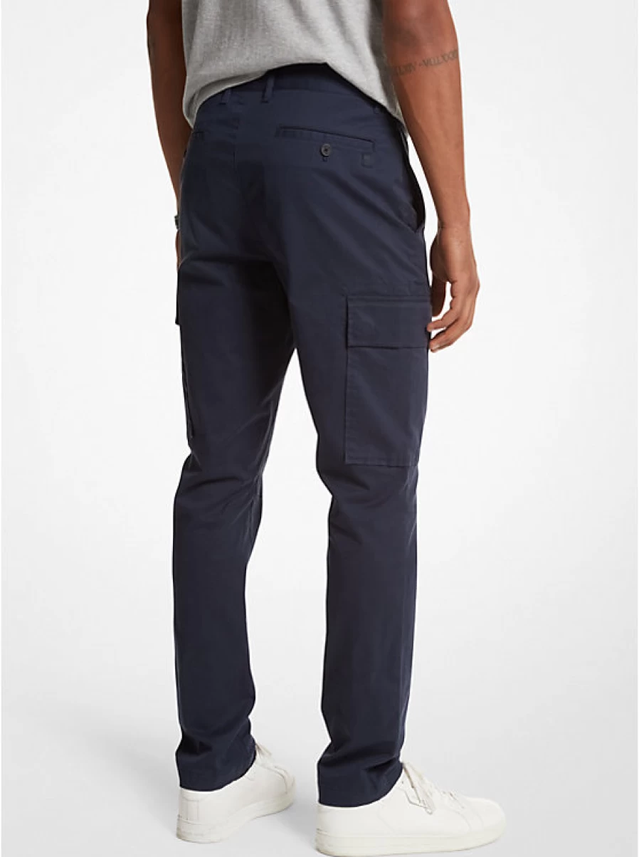 Michael Kors Men's Cotton Blend Twill Cargo Pants - Comfortable & Stylish