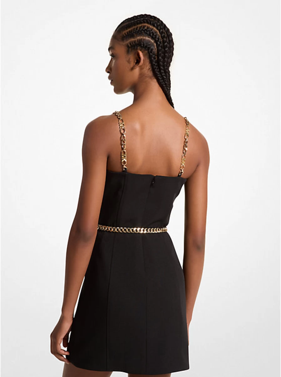 Michael Kors Women's Mini Dress with Stretch Crepe Belt - Elegant & Comfortable Fit