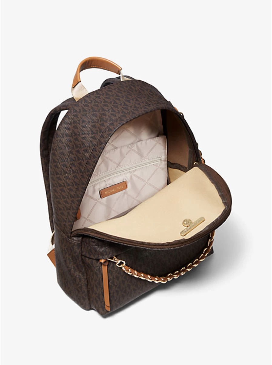 Michael Kors Women's Slater Medium Logo Backpack - Stylish Designer Handbag for Women