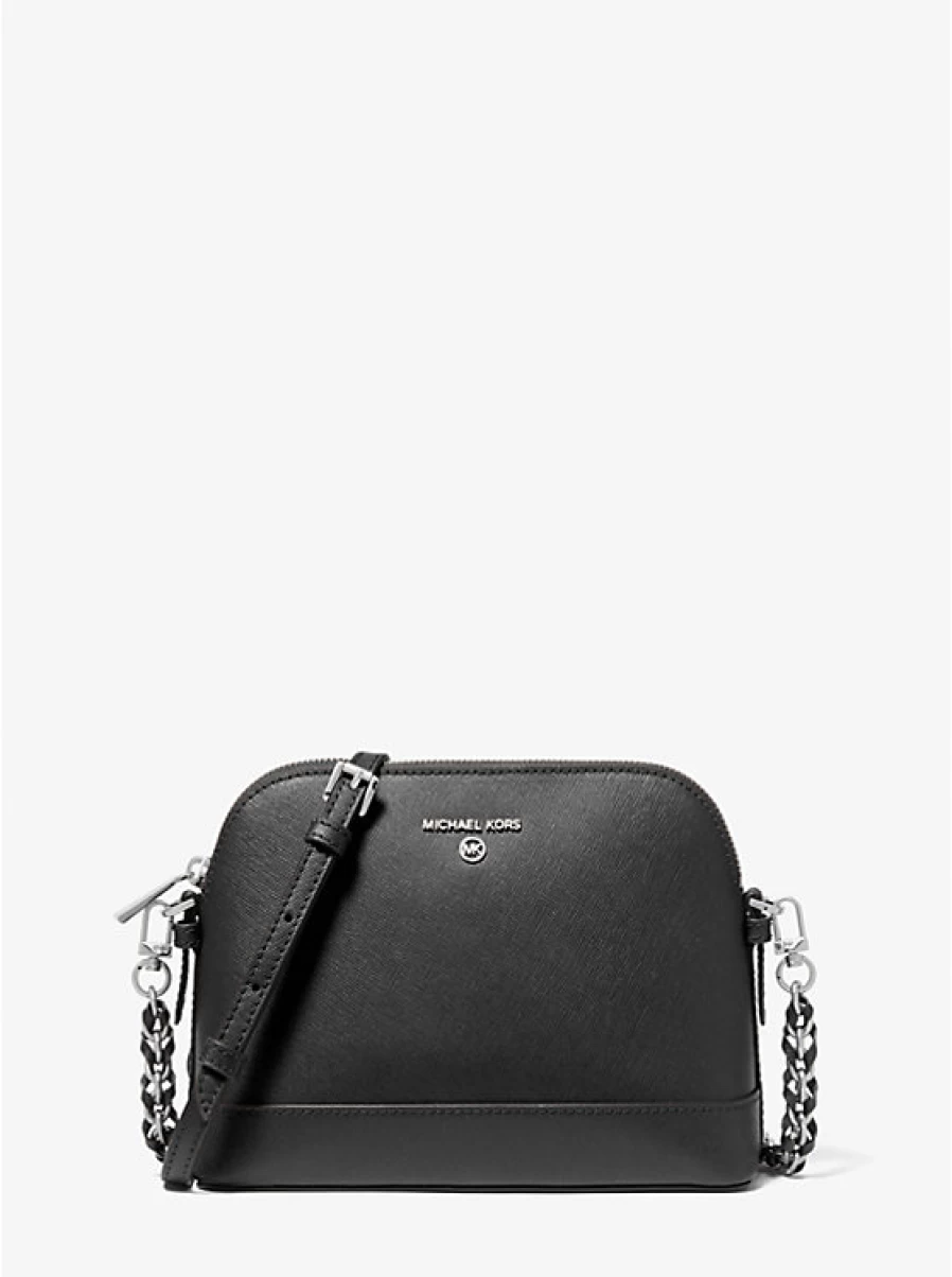 Michael Kors Women's Large Saffiano Leather Backpack with Rounded Shoulder Straps