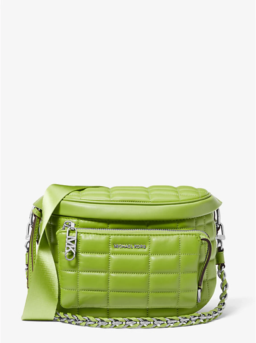 Michael Kors Women's Quilted Leather Slater Suspender Bag - Medium Size