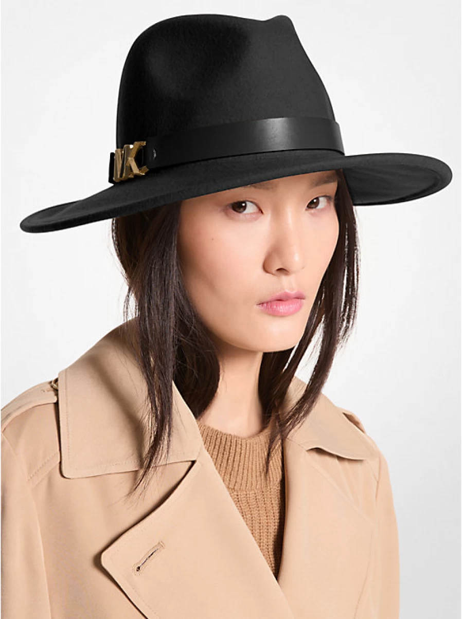 Michael Kors Women's Wool Hat – Classic Winter Beanie for Women, Warm Knit Fleece Lined Cap