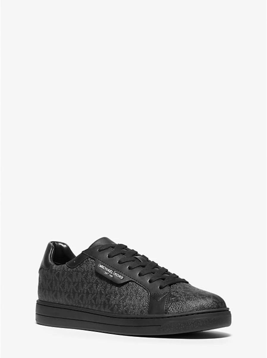 Michael Kors Men's Leather Embossed Logo Espadrille Sneakers