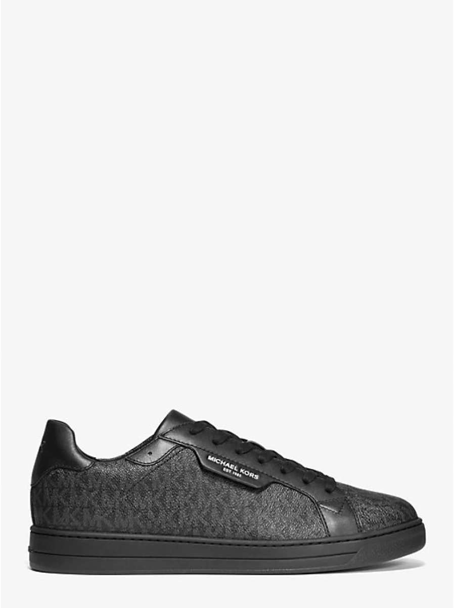 Michael Kors Men's Leather Embossed Logo Espadrille Sneakers