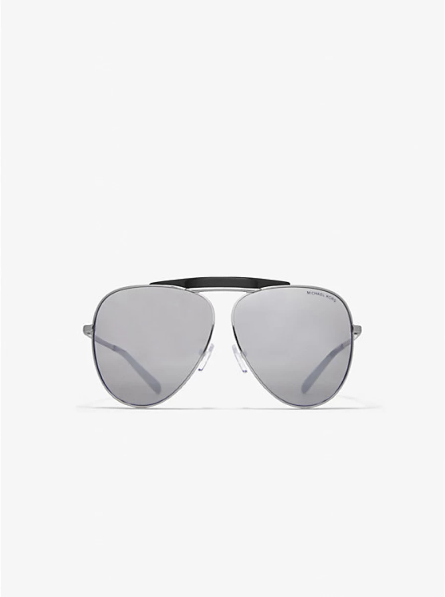 Michael Kors Bleecker Sunglasses for Women - Stylish UV Protection Aviator Shades