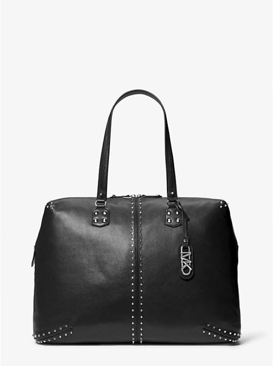 Michael Kors Women's Studded Leather Extra Large Weekend Tote Bag - Astor Collection