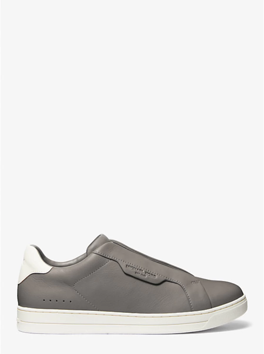 Michael Kors Men's Keating Two-Tone Leather Slip-On Sneakers - Casual Loafers for Men