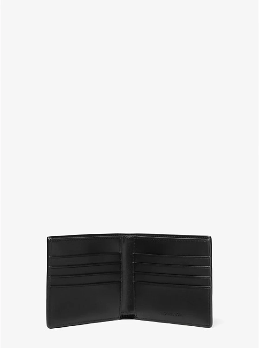 Michael Kors Men's Bryant Jacquard Wallet with Empire Logo Design