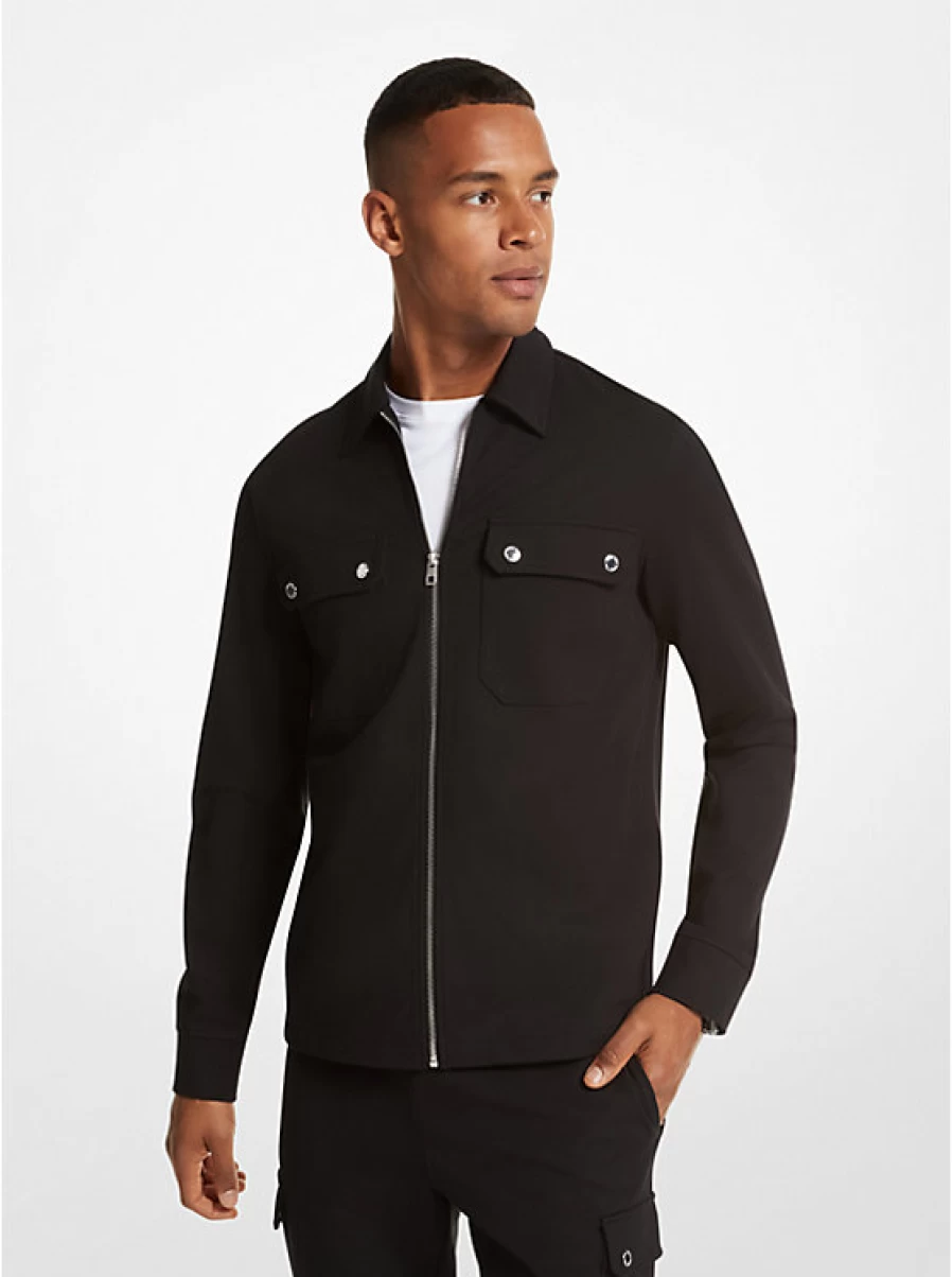 Michael Kors Men's Rome Stitch Knit Jacket – Premium Knitted Outerwear for Men
