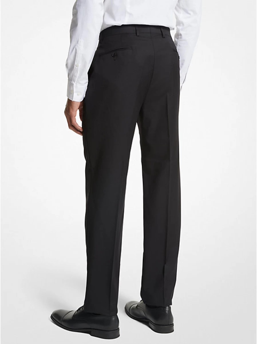 Michael Kors Men's Wool Blend Dress Pants - Modern Fit for Business & Formal Wear