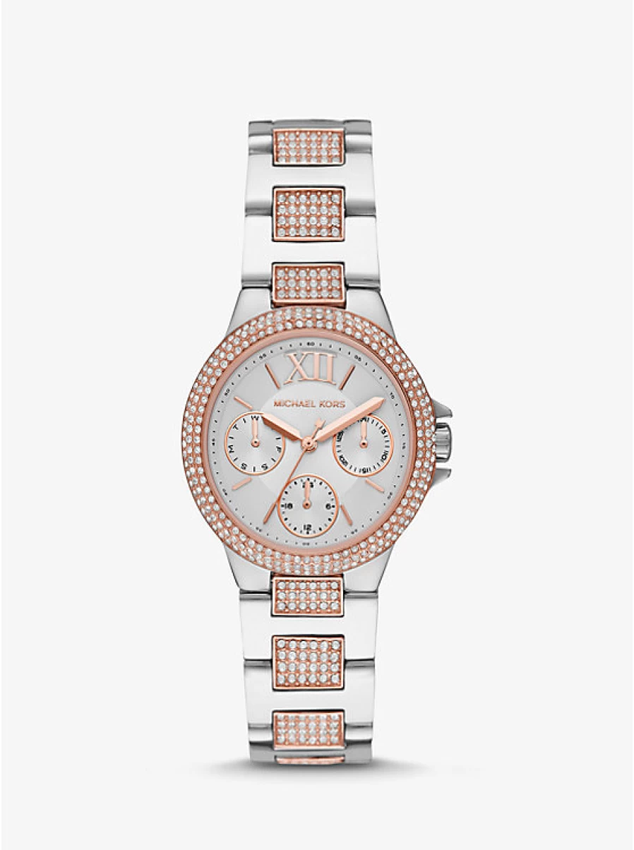 Michael Kors Women's Miniature Camille Two-Tone Pave Stone Watch