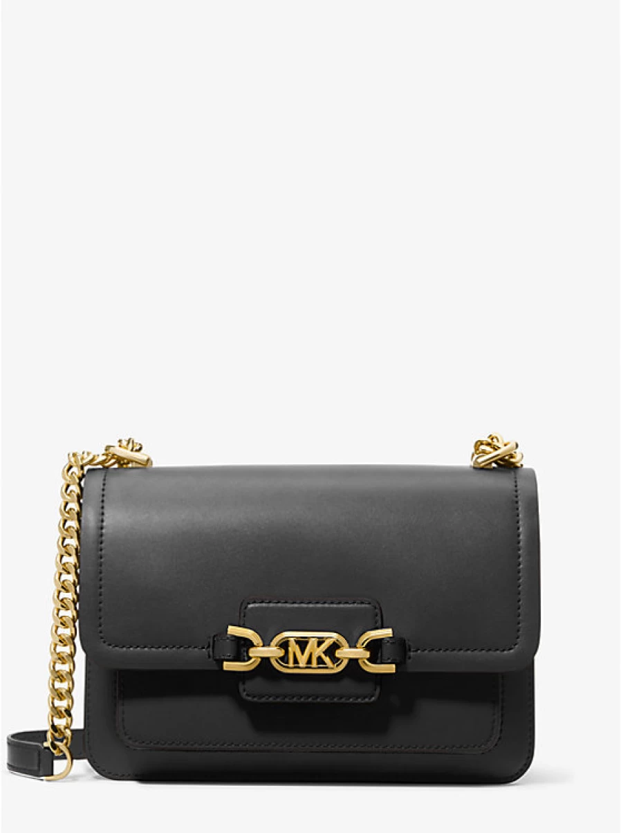 Michael Kors Women's Large Heather Leather Backpack for Stylish Shoulder Carry