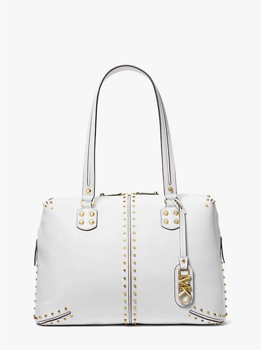 Michael Kors Women's Large Astor Studded Leather Tote Bag