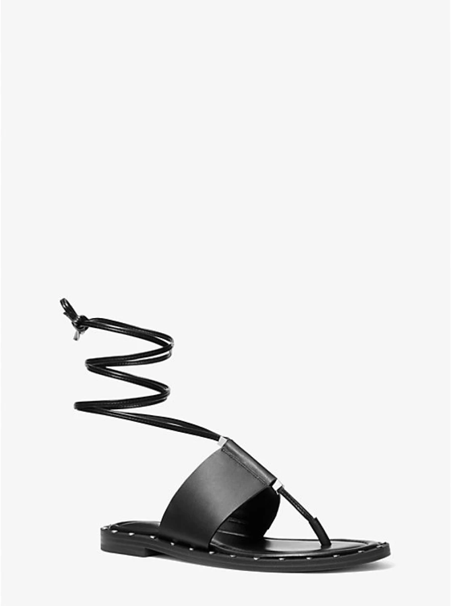 Michael Kors Women's Jagger Leather Sandal Laces - Stylish & Comfortable Straps
