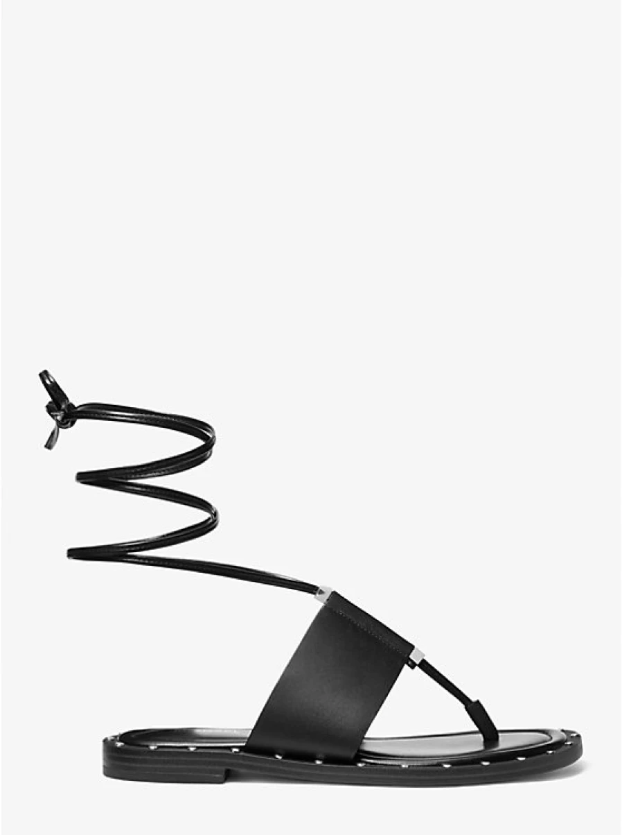 Michael Kors Women's Jagger Leather Sandal Laces - Stylish & Comfortable Straps