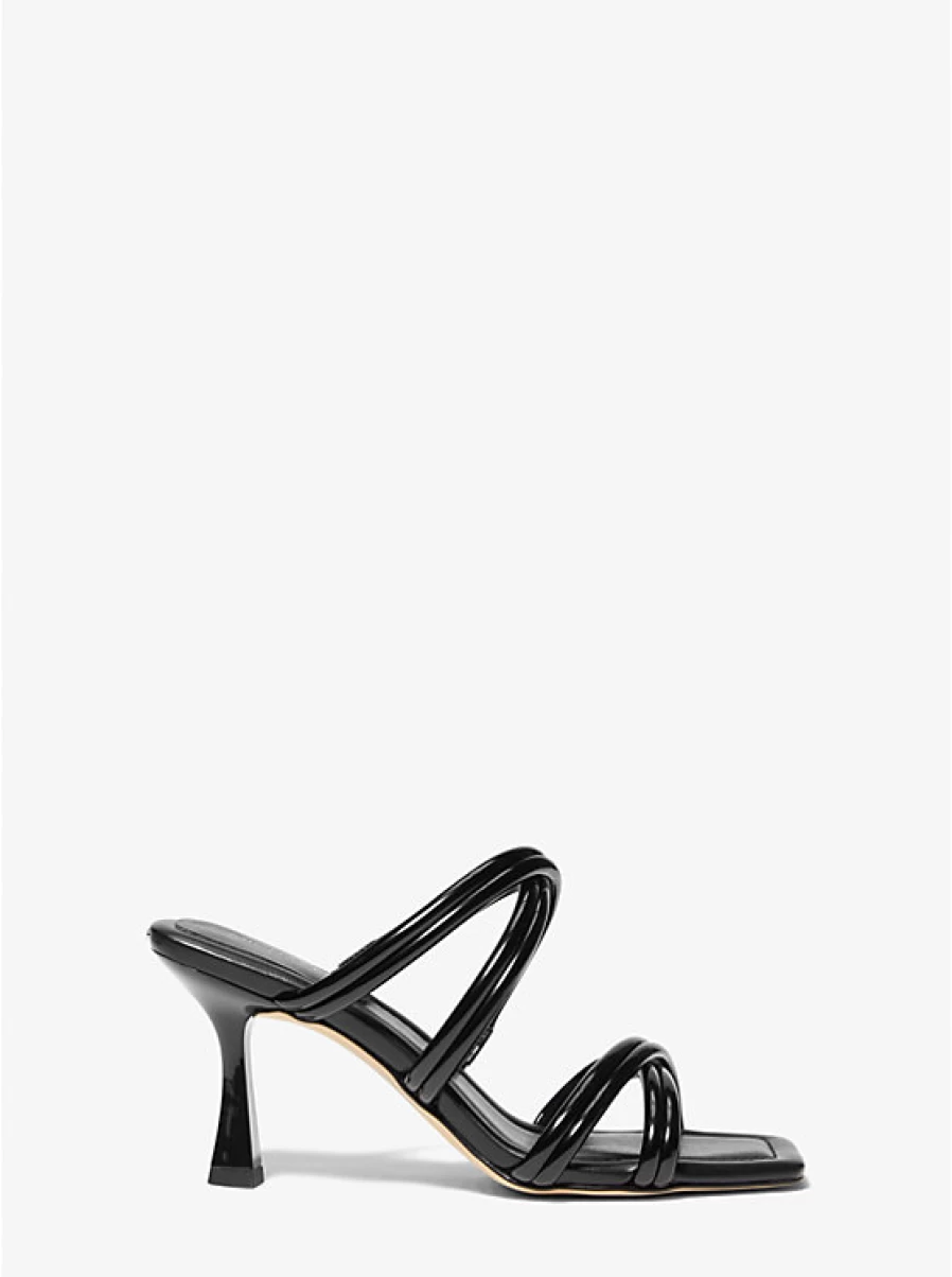 Michael Kors Women's Corrine Patent Leather Sandals - Elegant & Comfortable Dress Sandals for Women