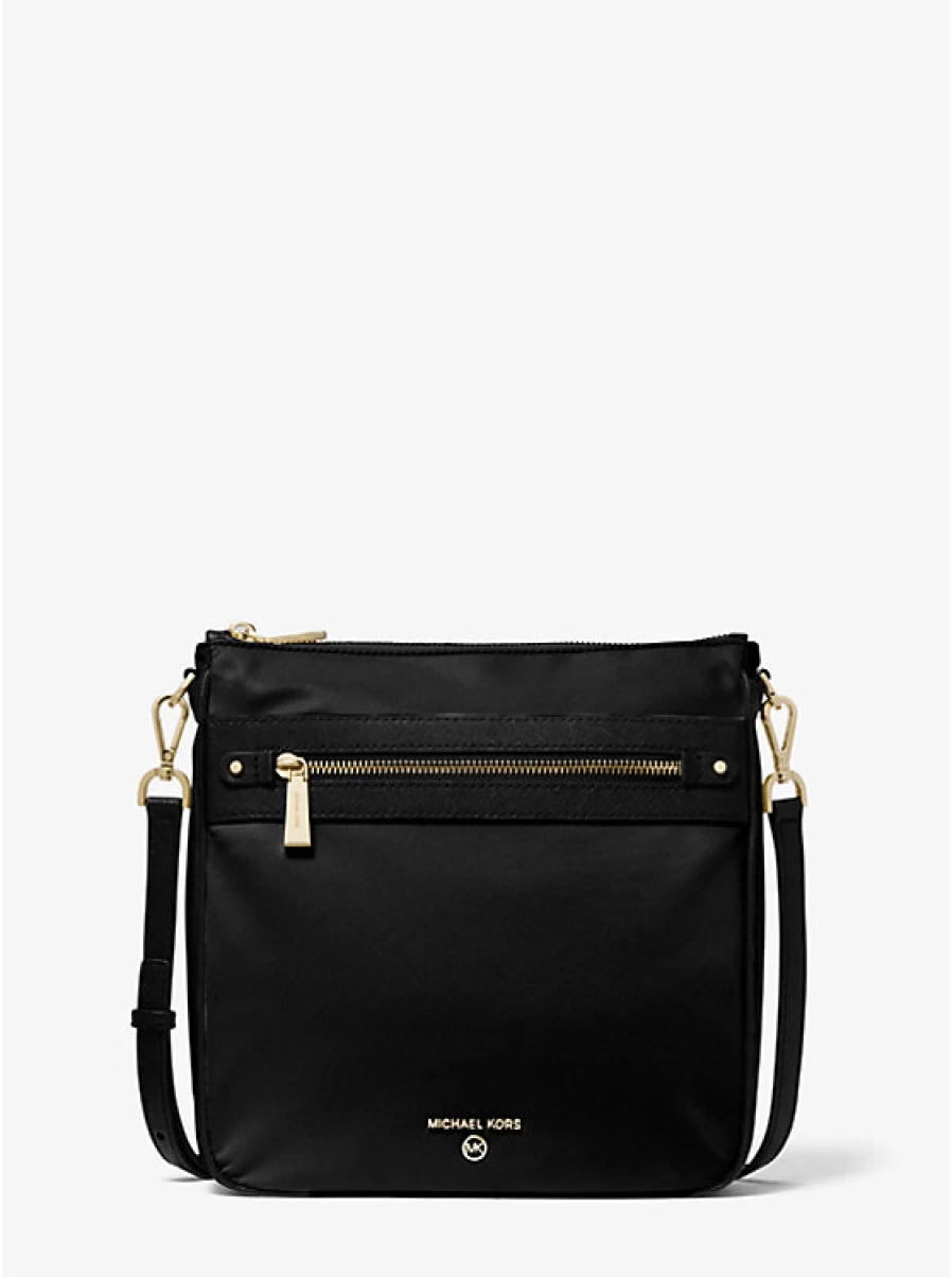 Michael Kors Women's Jet Set Large Nylon Gabardine Messenger Bag