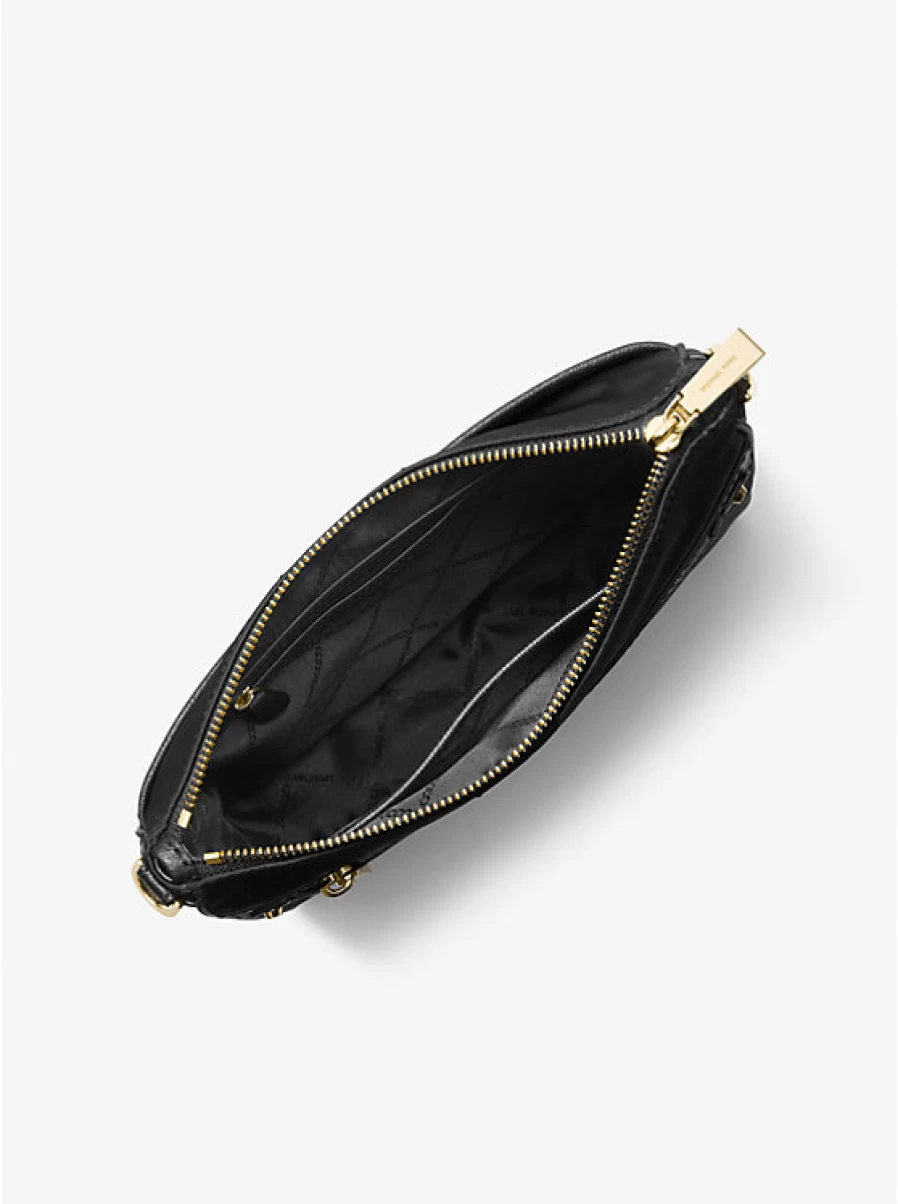Michael Kors Women's Jet Set Large Nylon Gabardine Messenger Bag
