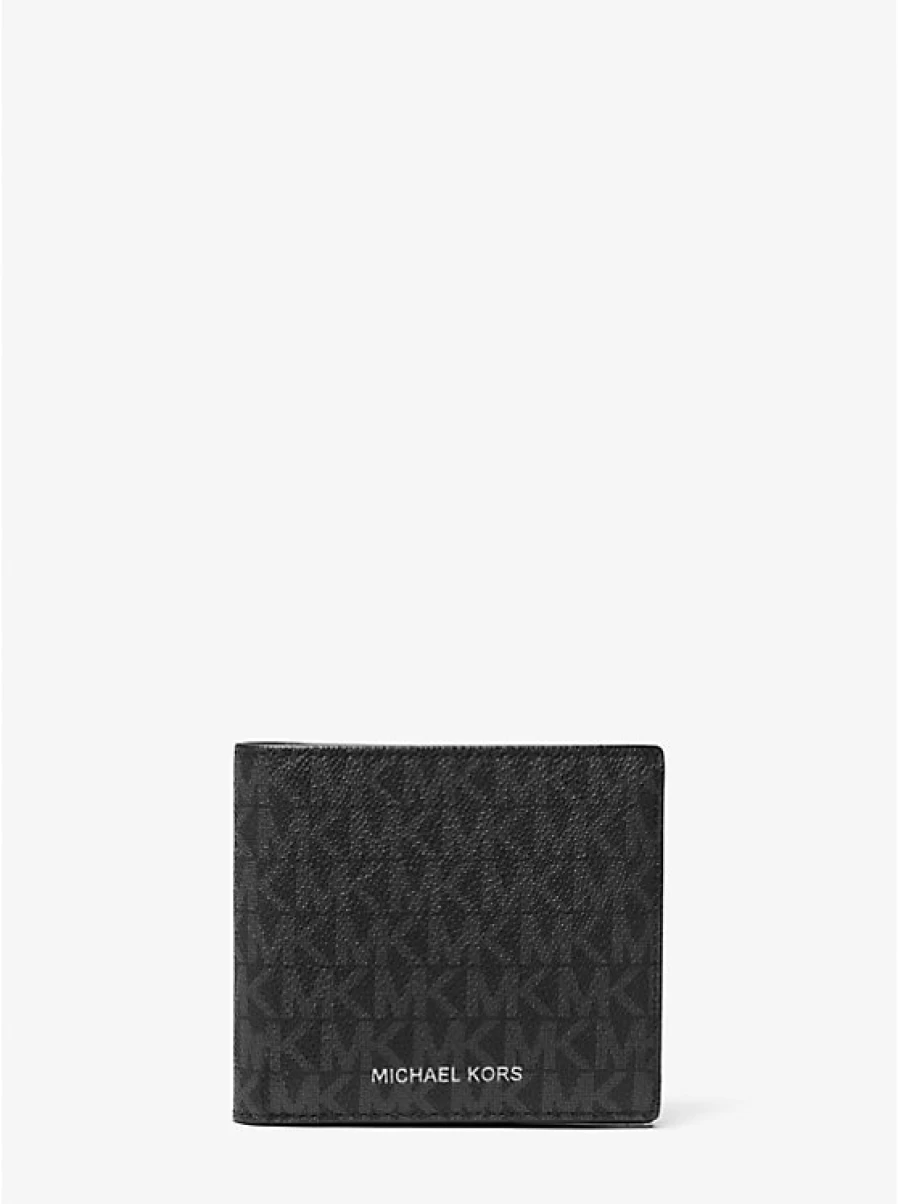 Michael Kors Hudson Men's Signature Logo Billfold Wallet for Men