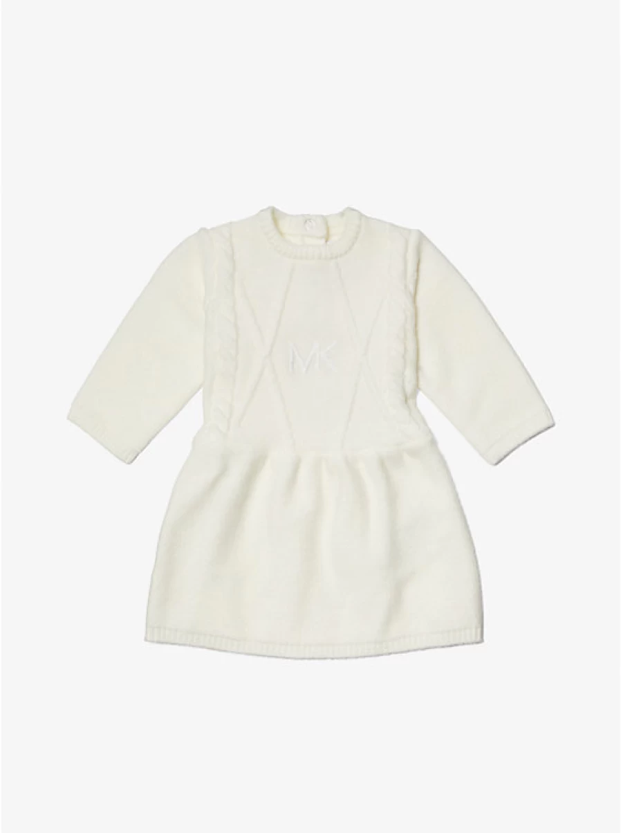 Michael Kors Baby Girls' Knit Dress with Embroidered Logo