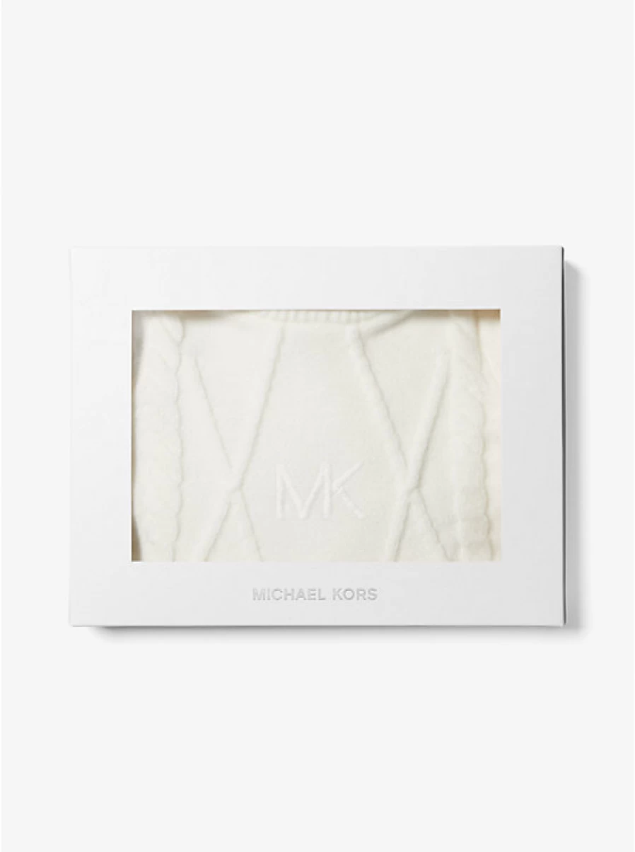 Michael Kors Baby Girls' Knit Dress with Embroidered Logo