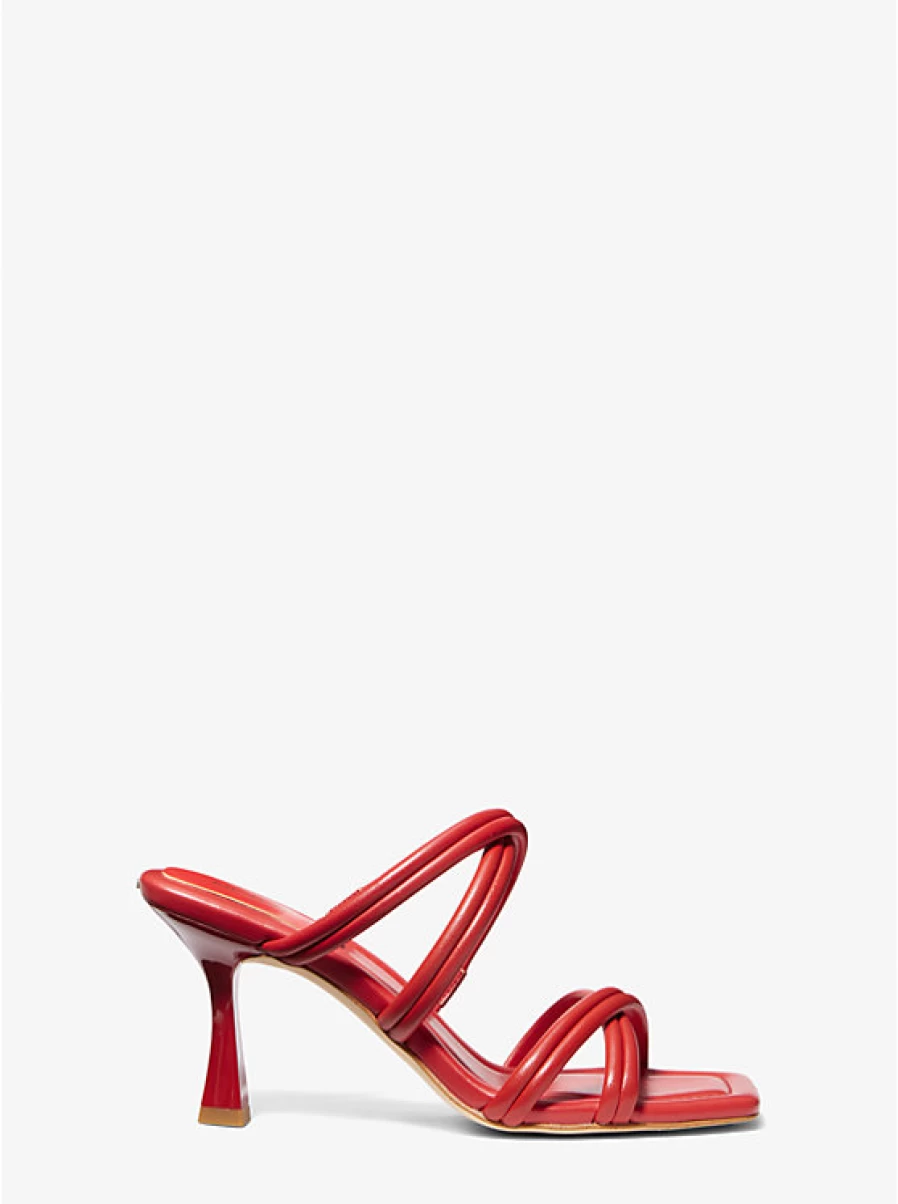 Michael Kors Women's Corrine Leather Sandals – Stylish & Comfortable Footwear