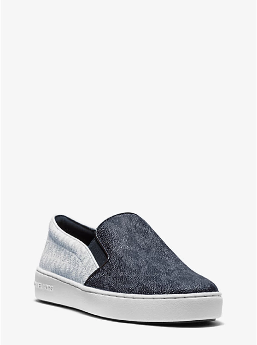 Michael Kors Women's Two-Tone Espadrille Sneakers with Logo Detail