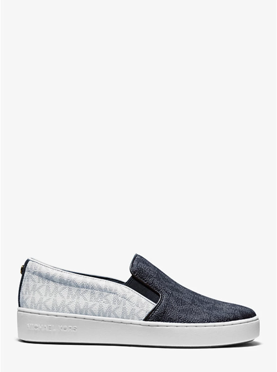 Michael Kors Women's Two-Tone Espadrille Sneakers with Logo Detail